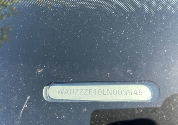 Audi A4 cena 84000 przebieg: 147000, rok produkcji 2019 z Warszawa małe 631